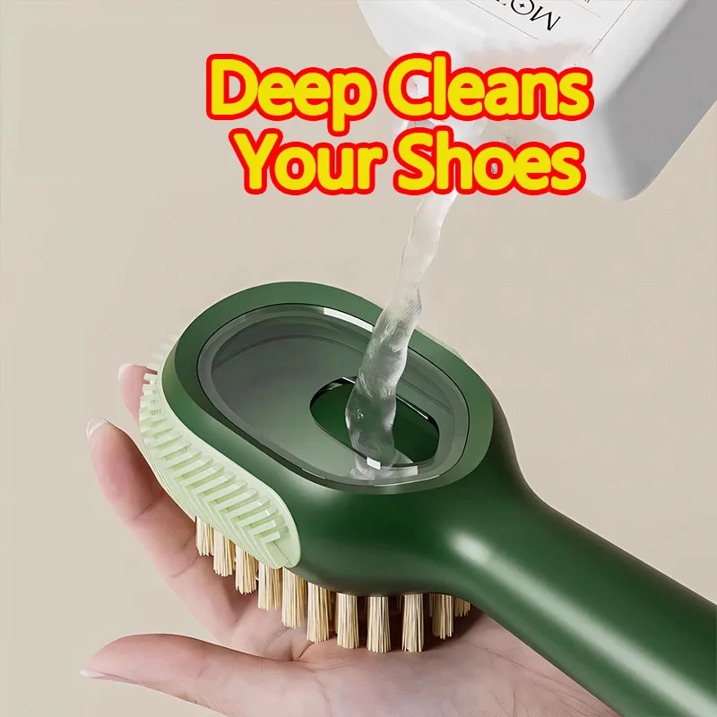 New Cleaning Shoe Brush Soft Automatic Liquid Shoe Brush Long Handle Clothes Soap Brush With Hook Clean Tool Cleaning Brushes
New Cleaning Shoe Brush Soft Automatic Liquid Shoe Brush Long Handle Clothes Soap Brush With Hook Clean Tool Cleaning Brushes