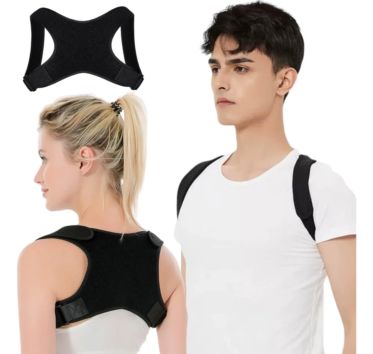 Fiery 2PCS Posture Corrector for Men, Adjustable Back Support Brace, Shoulder Brace,Posture Corrector for Women,BHL1395-FRO
Fiery 2PCS Posture Corrector for Men, Adjustable Back Support Brace, Shoulder Brace,Posture Corrector for Women,BHL1395-FRO