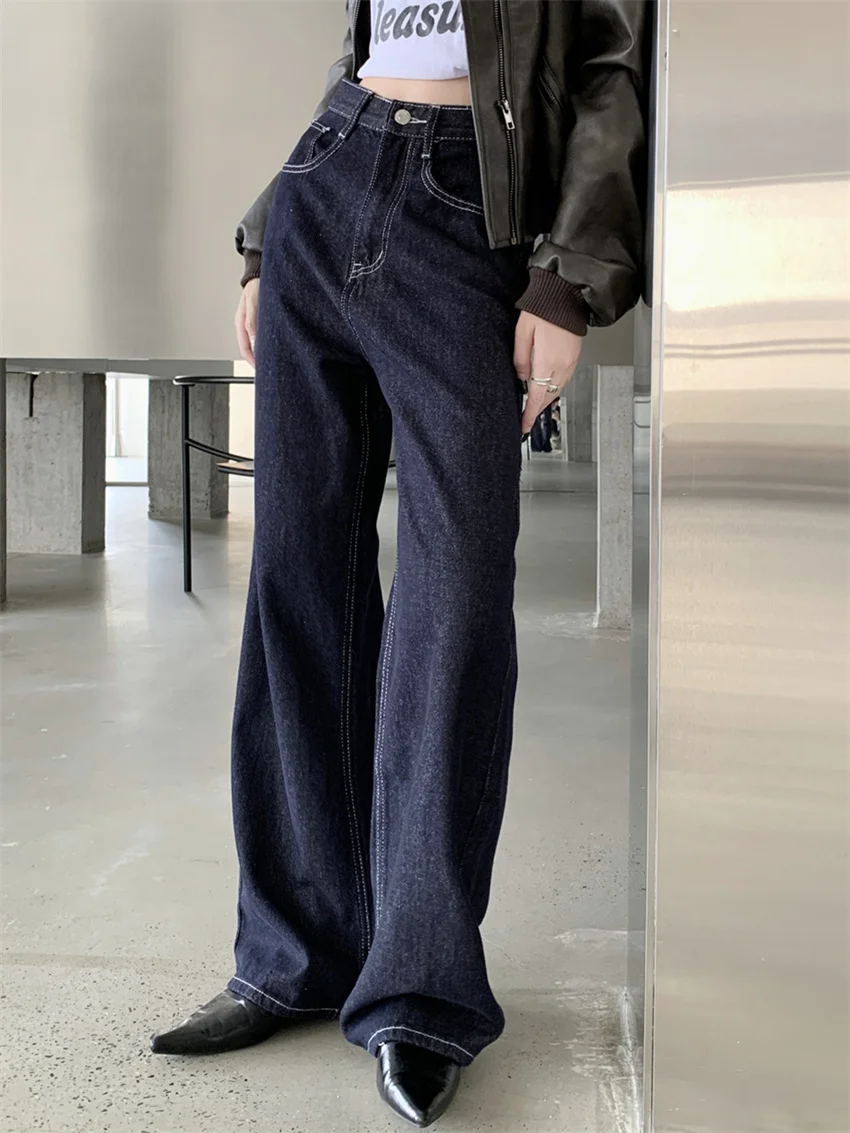 Alien Kitty Vintage Blue Trousers Women Mopping Jeans Autumn 2023 New Chic Loose All Match Slim High Waist Streetwear Denim
Alien Kitty Vintage Blue Trousers Women Mopping Jeans Autumn 2023 New Chic Loose All Match Slim High Waist Streetwear Denim