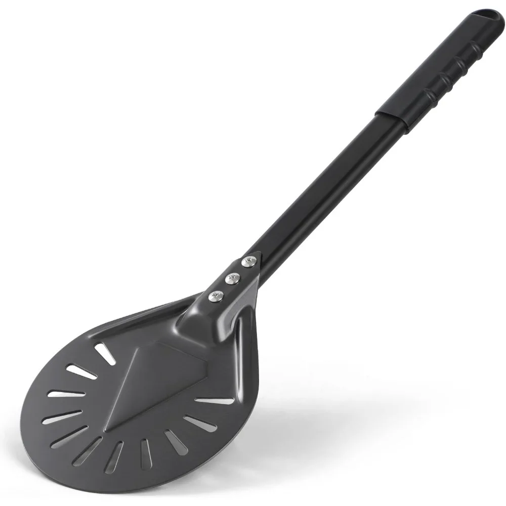 Pizza Turning Peel - Pizza Turner - Restaurant-Grade Aluminum Perforated Pizza Peel Lightweight Metal Outdoor Pizza Oven Accessories
Pizza Turning Peel - Pizza Turner - Restaurant-Grade Aluminum Perforated Pizza Peel Lightweight Metal Outdoor Pizza Oven Accessories