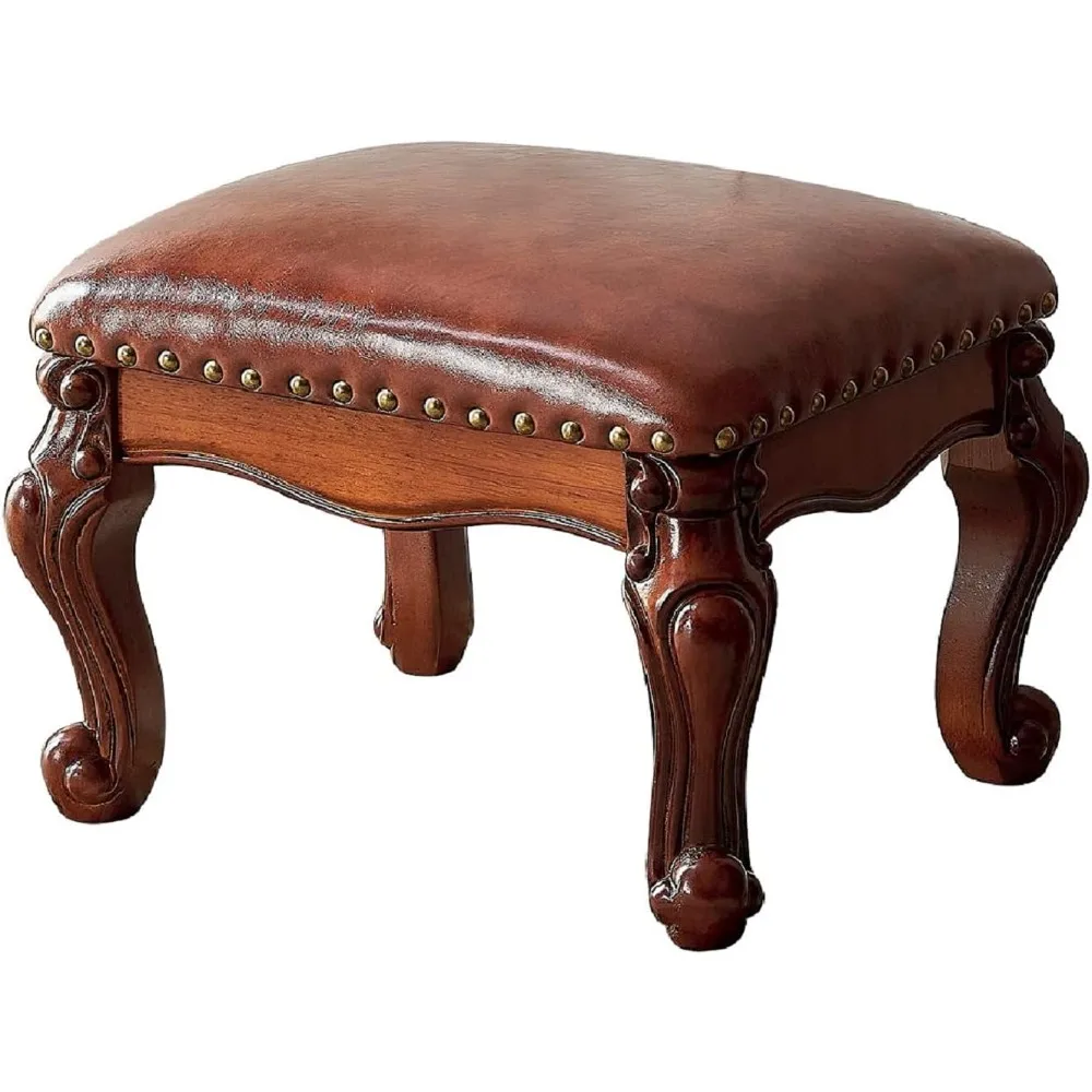 Vintage Red-Brown Microfiber Leather Ottoman - Stylish Small Sofa Stool Footrest for Living Room and Bedroom
Vintage Red-Brown Microfiber Leather Ottoman - Stylish Small Sofa Stool Footrest for Living Room and Bedroom