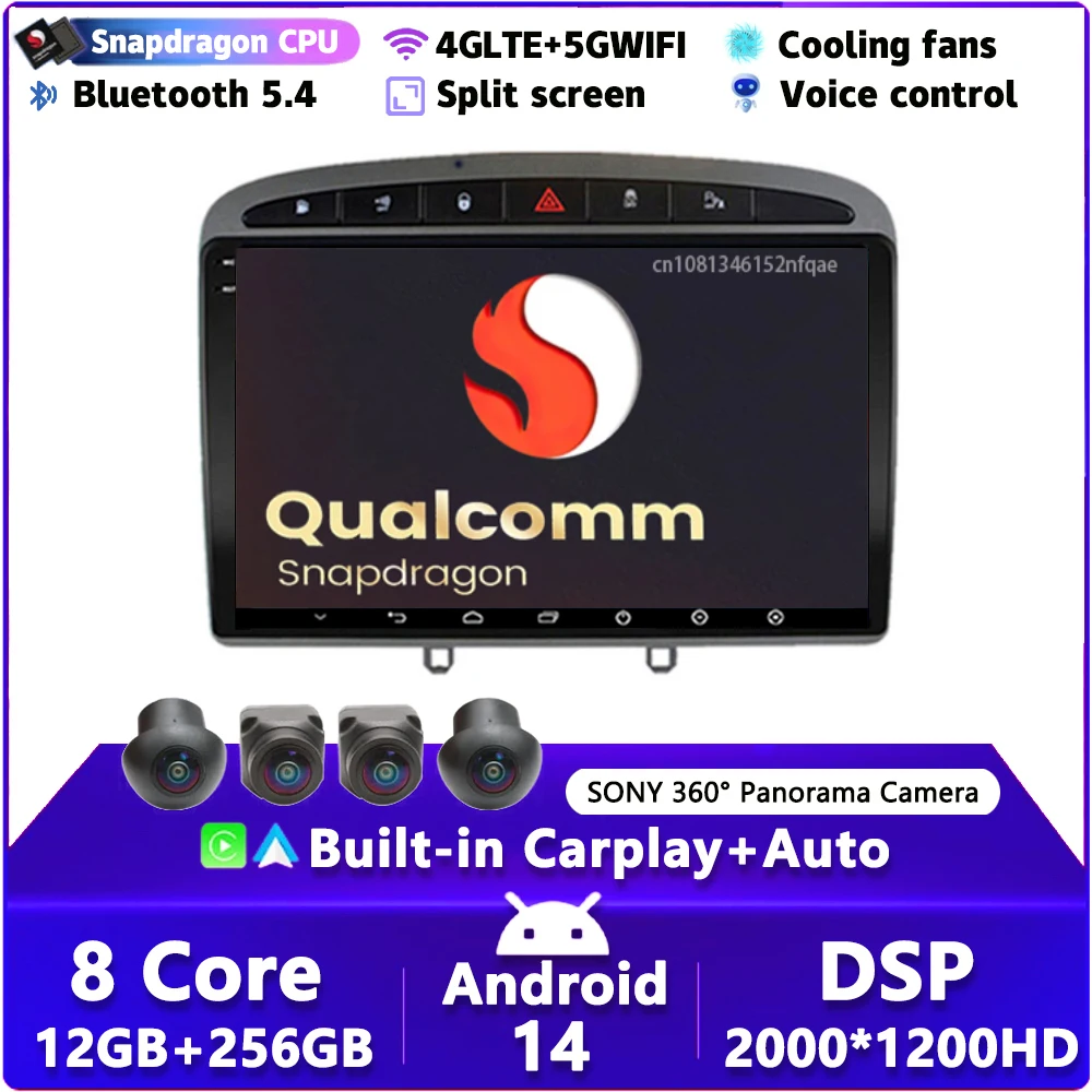 Автомобильный радиоприемник Carplay, Android 14, для Peugeot 408, для Peugeot 308, 308SW, навигация, GPS, мультимедийный плеер, Wi-Fi + 4G, стерео, видео, авто, BT
Автомобильный радиоприемник Carplay, Android 14, для Peugeot 408, для Peugeot 308, 308SW, навигация, GPS, мультимедийный плеер, Wi-Fi + 4G, стерео, видео, авто, BT