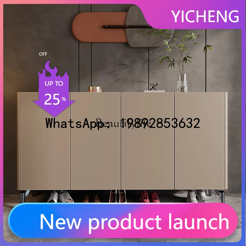 QQ -*Italian minimalist shoe cabinet against the wall storage foyer solid wood partition large capacity shoe cabinet
QQ -*Italian minimalist shoe cabinet against the wall storage foyer solid wood partition large capacity shoe cabinet