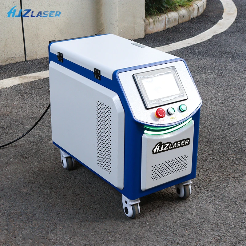 HJZ 200W 300W 500W MOPA Mini Portable Trolley Case Handheld Fiber Laser Cleaning Machine Lazer Rust Remover for Rust Removal
HJZ 200W 300W 500W MOPA Mini Portable Trolley Case Handheld Fiber Laser Cleaning Machine Lazer Rust Remover for Rust Removal