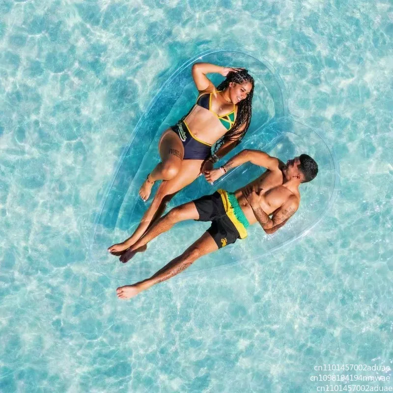 Kayak con fondo transparente en forma de corazón para 2 personas para parejas Kayak con forma de corazón transparente 
Kayak con fondo transparente en forma de corazón para 2 personas para parejas Kayak con forma de corazón transparente