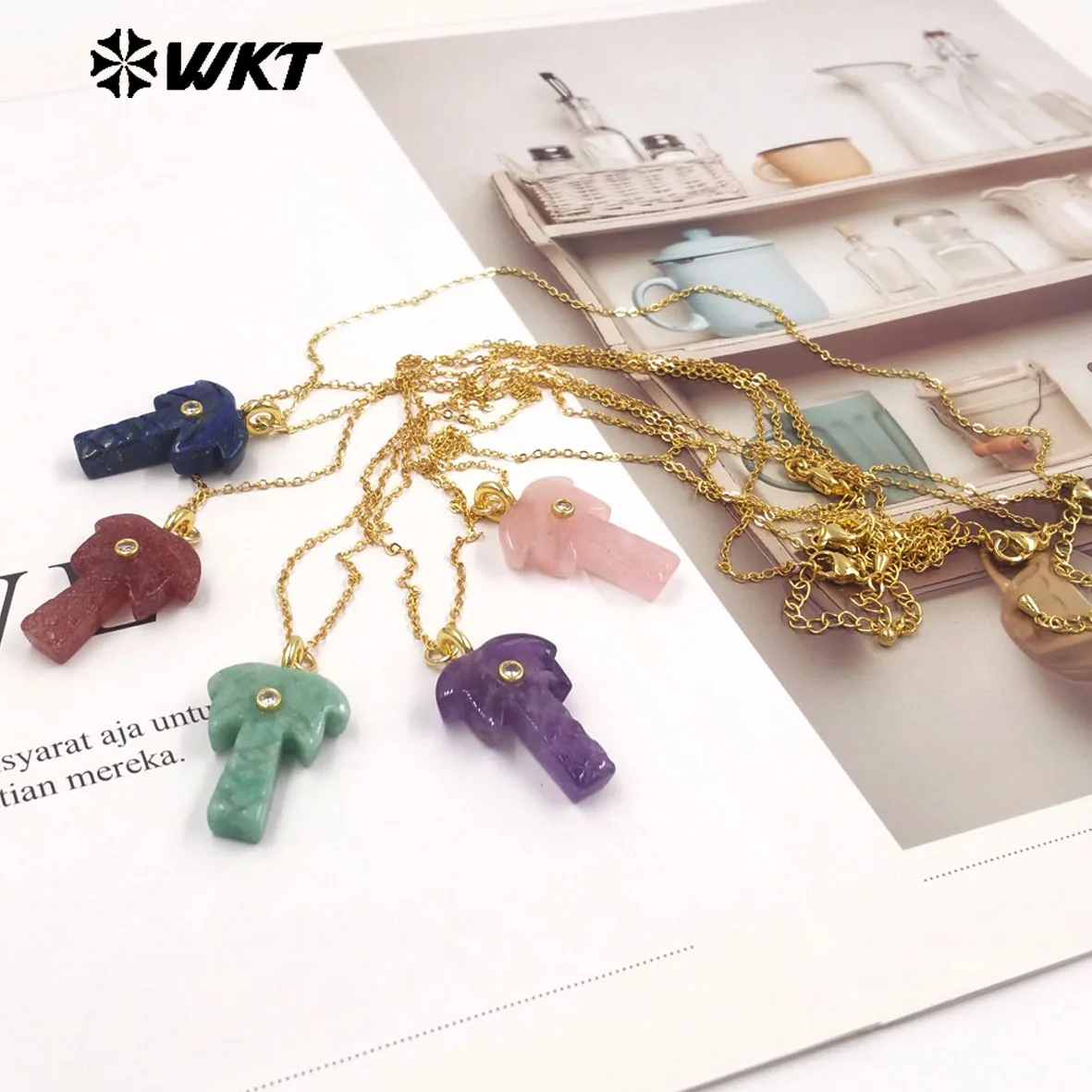 WT-N1534 High-end Feel Versatile Gemstone Micropave 18inch Necklace With 18k Real Gold Plated For Women Red Carpet Events
WT-N1534 High-end Feel Versatile Gemstone Micropave 18inch Necklace With 18k Real Gold Plated For Women Red Carpet Events