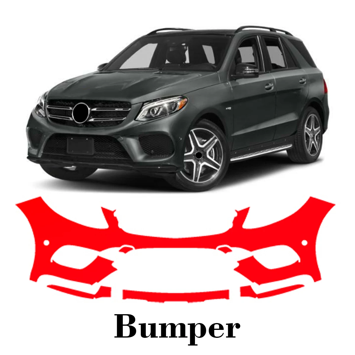 Car Precut Paint Protection Film Front Bumper Anti-scratch Exterior TPU PPF For Mercedes Benz GLE43 2015-2018
Car Precut Paint Protection Film Front Bumper Anti-scratch Exterior TPU PPF For Mercedes Benz GLE43 2015-2018