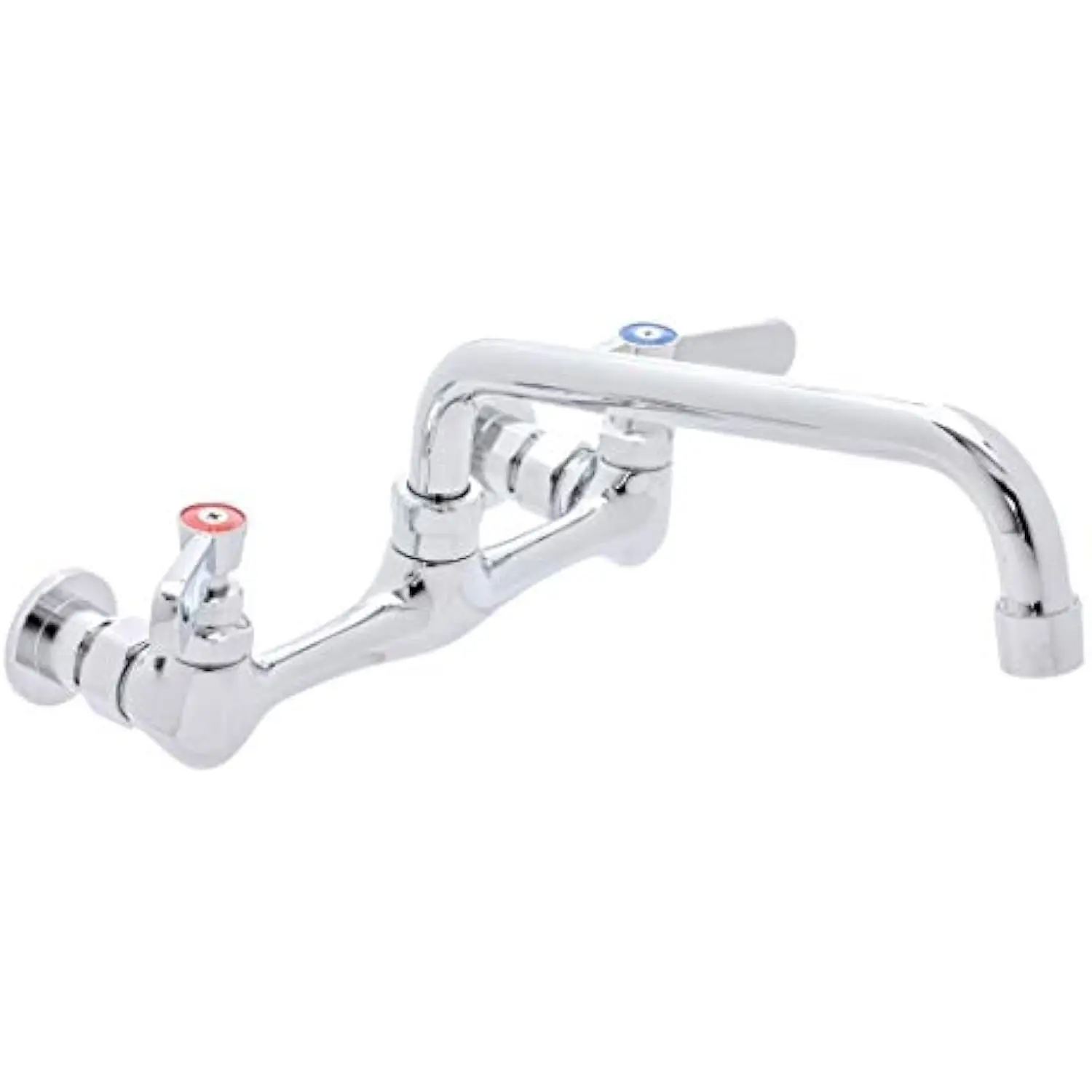 Kitchen Sink Faucet Wall Mount - 8 Center Commercial Kitchen Sink Faucet with 8 Swivel Spout - Dual Lever Handles - Brass Cons
Kitchen Sink Faucet Wall Mount - 8 Center Commercial Kitchen Sink Faucet with 8 Swivel Spout - Dual Lever Handles - Brass Cons