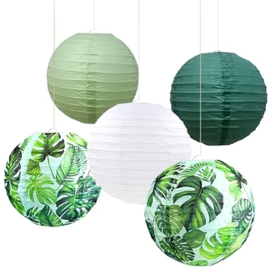 Green Tropical Paper Lanterns Amalfi Coast Party Decoration Monstera Leaf Hanging Paper Lanterns Honeycomb Ball Hawaiian Wall D
Green Tropical Paper Lanterns Amalfi Coast Party Decoration Monstera Leaf Hanging Paper Lanterns Honeycomb Ball Hawaiian Wall D