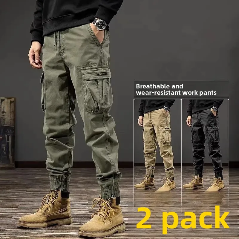 Мужские рабочие брюки American Sle с множеством кетов, свободный крой, уличные носимые прочные брюки с манжетами, полиэфирное волокно
Мужские рабочие брюки American Sle с множеством кетов, свободный крой, уличные носимые прочные брюки с манжетами, полиэфирное волокно