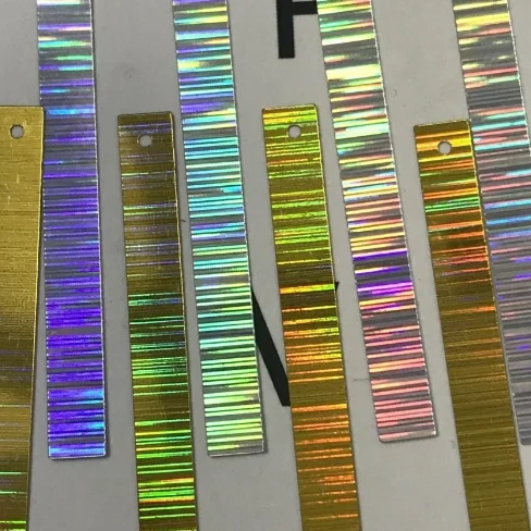 Wholesale PET Rectangular 6x75mm 1hole Stripe Laser Sequin DIY Hand Sewing Clothing Headwear Accessories Stage Decoration Sequin 
Wholesale PET Rectangular 6x75mm 1hole Stripe Laser Sequin DIY Hand Sewing Clothing Headwear Accessories Stage Decoration Sequin