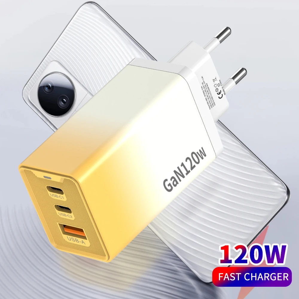 120W USB Type C Charger Phone Charger PD Quick Charge For iPhone15 14 13 12 Pro Max Fast Charging For Samsung Xiaomi 12 Huawei
120W USB Type C Charger Phone Charger PD Quick Charge For iPhone15 14 13 12 Pro Max Fast Charging For Samsung Xiaomi 12 Huawei