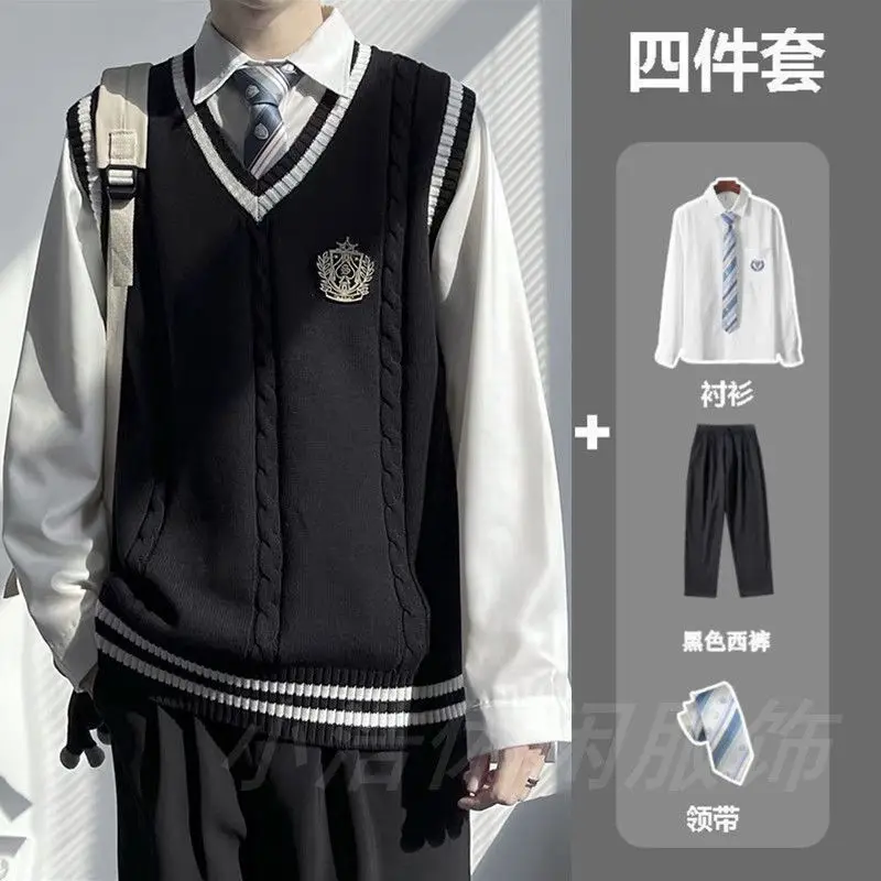class uniform sweater vest jacket 2025 School uniform suit college Suzuki school uniform JK DK men's and women's
class uniform sweater vest jacket 2025 School uniform suit college Suzuki school uniform JK DK men's and women's