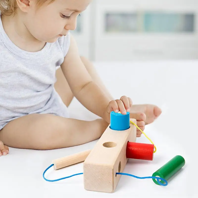 Lacing Puzzle Toy Wooden Cylinder Travel Toys Educational Cylinder Remove Toys Interactive Matching Activity Puzzles For Kids
Lacing Puzzle Toy Wooden Cylinder Travel Toys Educational Cylinder Remove Toys Interactive Matching Activity Puzzles For Kids