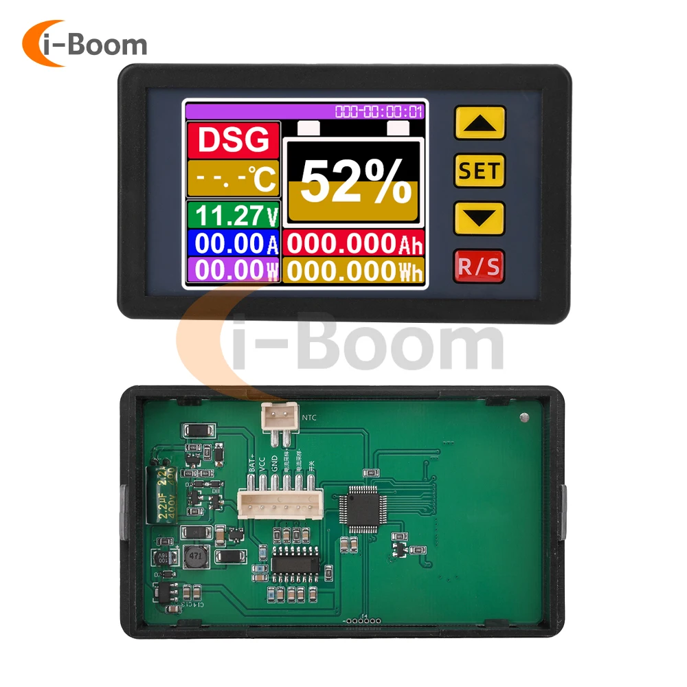 DC7~200V Lithium Battery Monitor Voltage Current Power Capacity Tester LED Screen Display with Alarm Temperature Protection
DC7~200V Lithium Battery Monitor Voltage Current Power Capacity Tester LED Screen Display with Alarm Temperature Protection