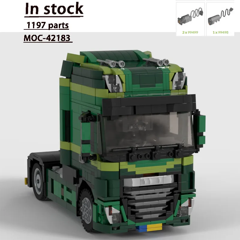 MOC-42183Classic New Flat-Nose Cargo Truck Building Block Model, 1197Parts, Boys' and Children's Birthday and Christmas Toy Gift
MOC-42183Classic New Flat-Nose Cargo Truck Building Block Model, 1197Parts, Boys' and Children's Birthday and Christmas Toy Gift
