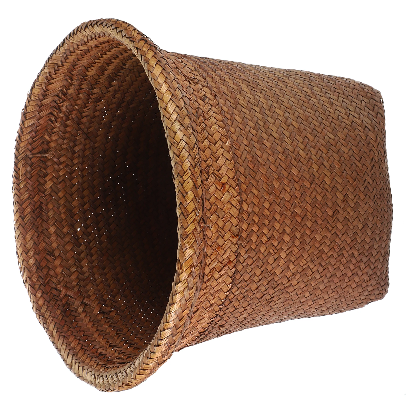 1pc Natural Straw Woven Waste Basket Home Office Bedroom Bathroom Smooth Edge No Cover Easy Garbage Storage Sundries Holder
1pc Natural Straw Woven Waste Basket Home Office Bedroom Bathroom Smooth Edge No Cover Easy Garbage Storage Sundries Holder