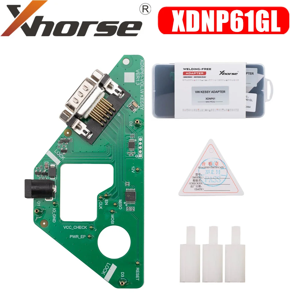 Xhorse XDNP61GL Адаптер без пайки для VW KESSY Read IMMO Data без разборки Работа с ключом-инструментом Plus Pad Multi Prog
Xhorse XDNP61GL Адаптер без пайки для VW KESSY Read IMMO Data без разборки Работа с ключом-инструментом Plus Pad Multi Prog