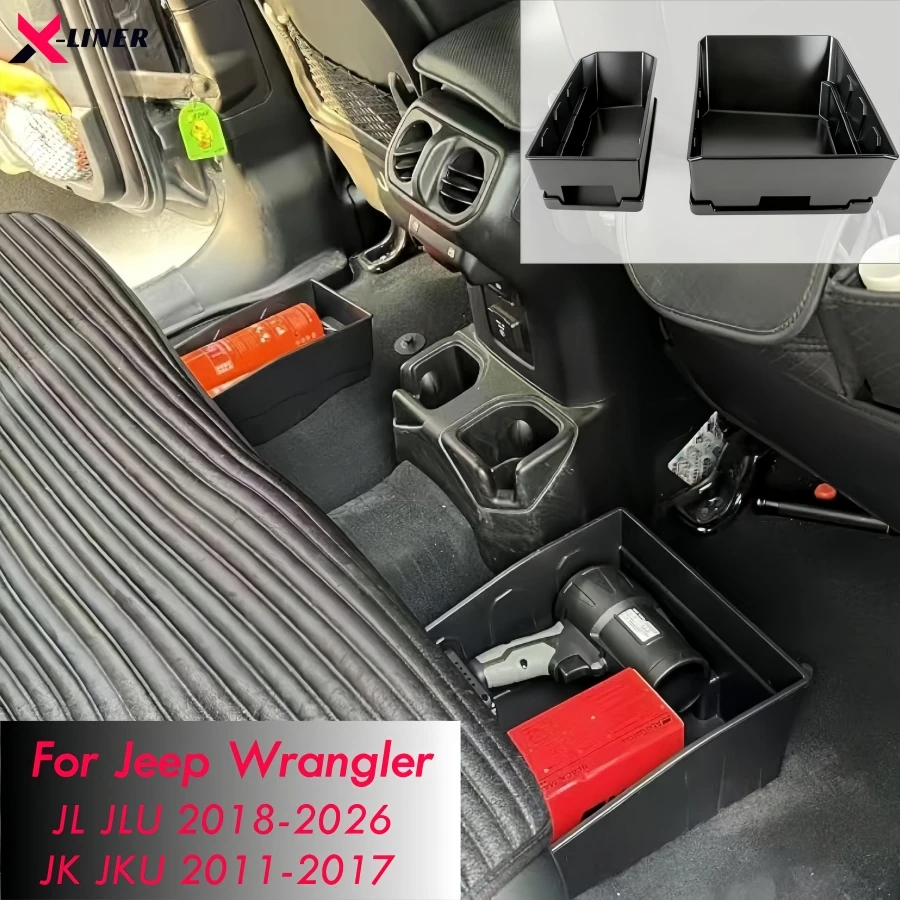 For Jeep Wrangler JL JLU JK JKU 4-Door Rear Row Underseat Storage Box Organizer JL JK 2011-2025 2026 Back Seat Tool Tray
For Jeep Wrangler JL JLU JK JKU 4-Door Rear Row Underseat Storage Box Organizer JL JK 2011-2025 2026 Back Seat Tool Tray