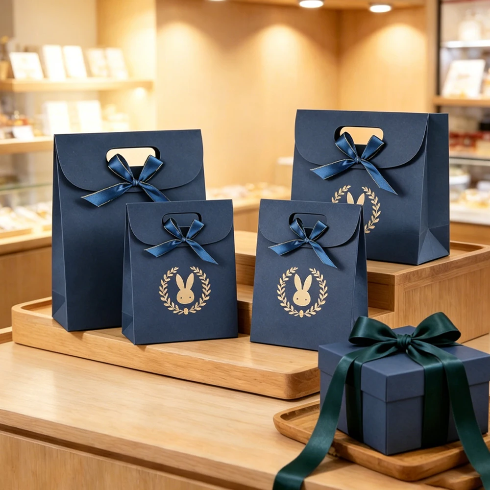 Personalized Logo Navy Handle Bag Flip Flap Bowknot Candy Favor Party Decoration Perfume Jewelry Bag Shower Wedding Gift Sack
Personalized Logo Navy Handle Bag Flip Flap Bowknot Candy Favor Party Decoration Perfume Jewelry Bag Shower Wedding Gift Sack