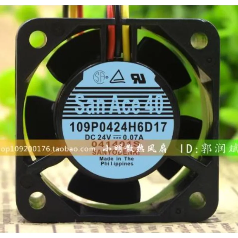 Новый вентилятор охлаждения процессора для Sanyo 109P0424H6D17 4020 DC 24V 0.07A 4 см вентилятор охлаждения 40*40*20 мм
Новый вентилятор охлаждения процессора для Sanyo 109P0424H6D17 4020 DC 24V 0.07A 4 см вентилятор охлаждения 40*40*20 мм
