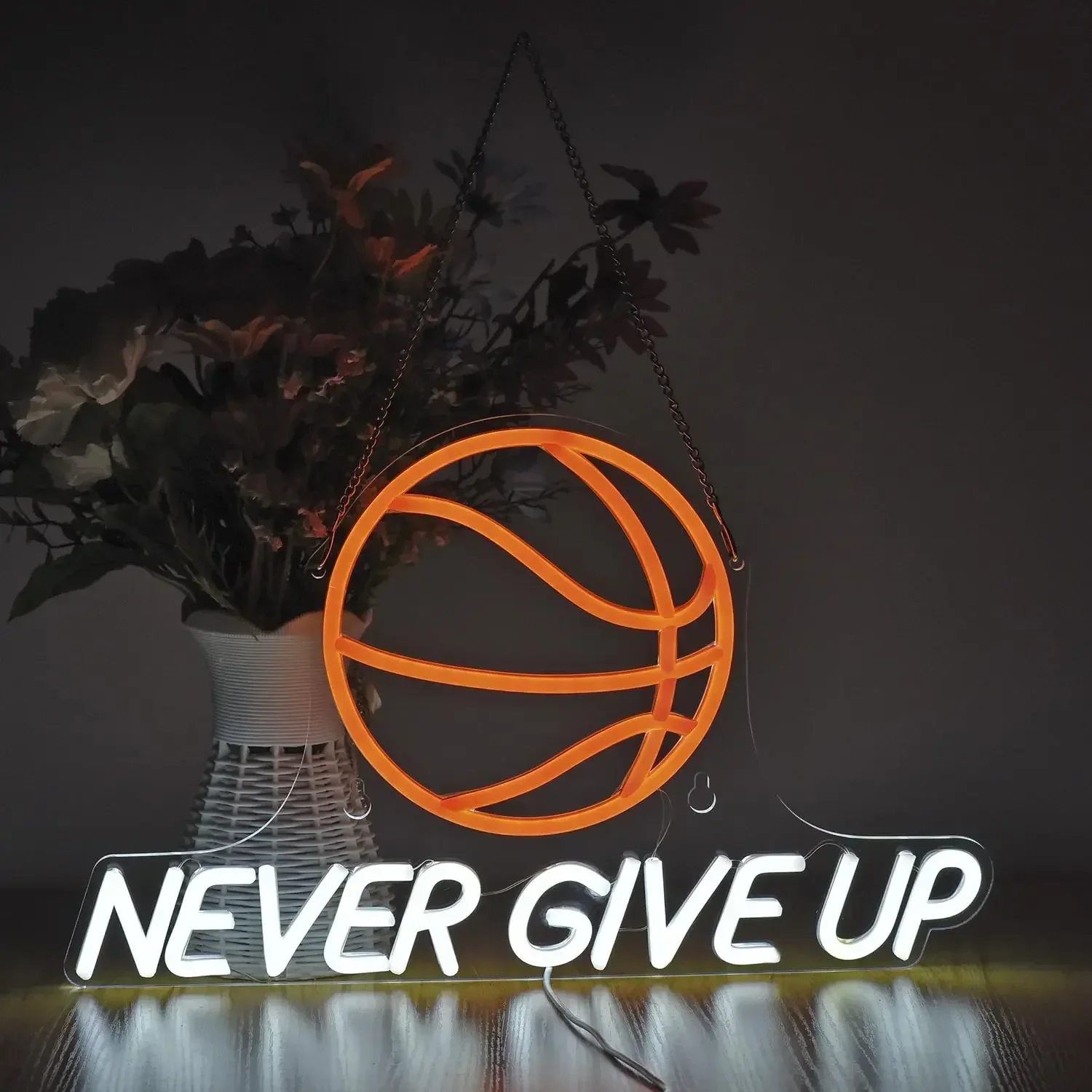 NEVER GIVE UP Neon Signs, LED Neon Light Signs Wall Decoration, Bedroom, Game Room, Bar, Living Room, Sports, Gifts for Boys
NEVER GIVE UP Neon Signs, LED Neon Light Signs Wall Decoration, Bedroom, Game Room, Bar, Living Room, Sports, Gifts for Boys