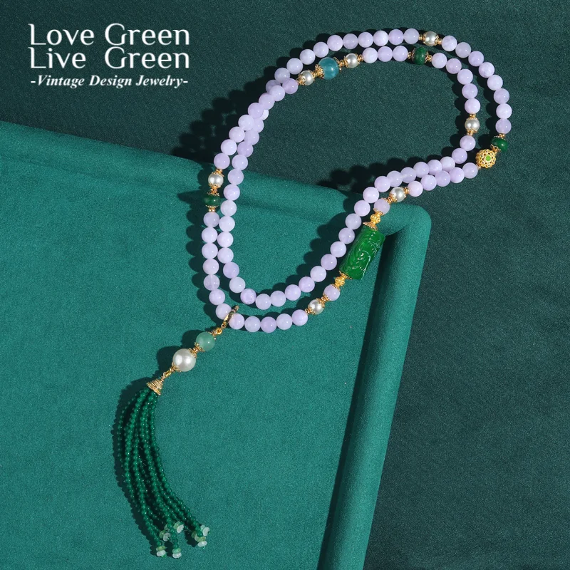 Vintage Purple Natural Stone Beaded Necklace Long Layered Tassel Chain Gold Color Exaggerated Woman Luxury Jewelry High Quality
Vintage Purple Natural Stone Beaded Necklace Long Layered Tassel Chain Gold Color Exaggerated Woman Luxury Jewelry High Quality