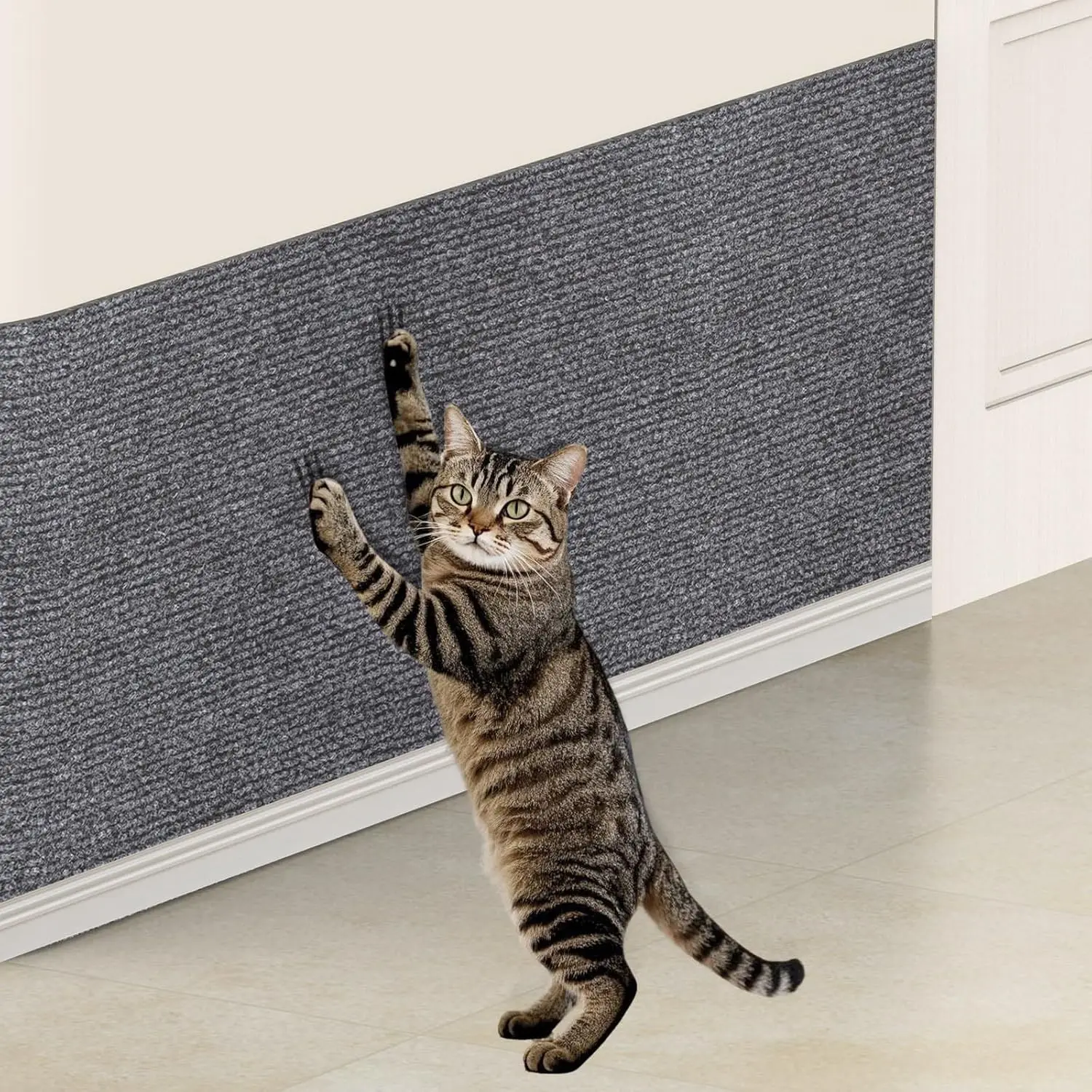 196.8X15.8 Cat Wall Scratcher Mat With Nano Tape,Anti Cats Scratch Furniture Couch Carpet Corner Protector For Indoor,Trimmable
196.8X15.8 Cat Wall Scratcher Mat With Nano Tape,Anti Cats Scratch Furniture Couch Carpet Corner Protector For Indoor,Trimmable