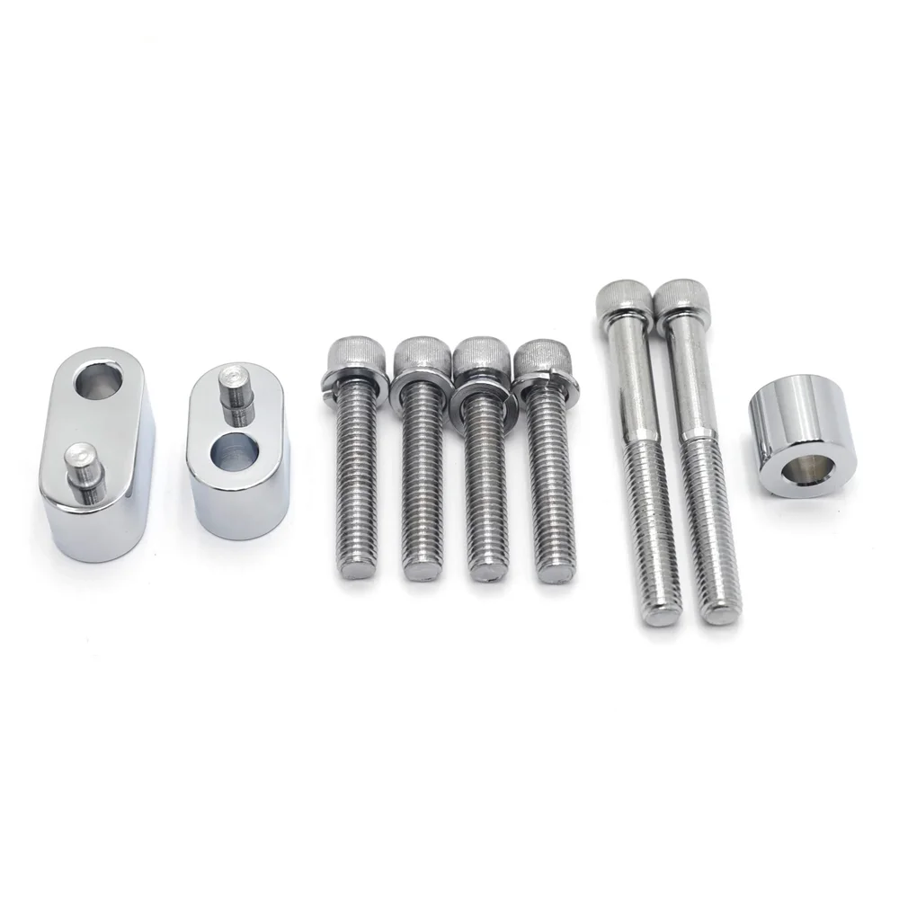 Motorcycle Chrome Foot Rests for Harley 2009-2024 Touring Road King Street Electra Road Glide 3/4" Footboard Extension Spacer
Motorcycle Chrome Foot Rests for Harley 2009-2024 Touring Road King Street Electra Road Glide 3/4" Footboard Extension Spacer