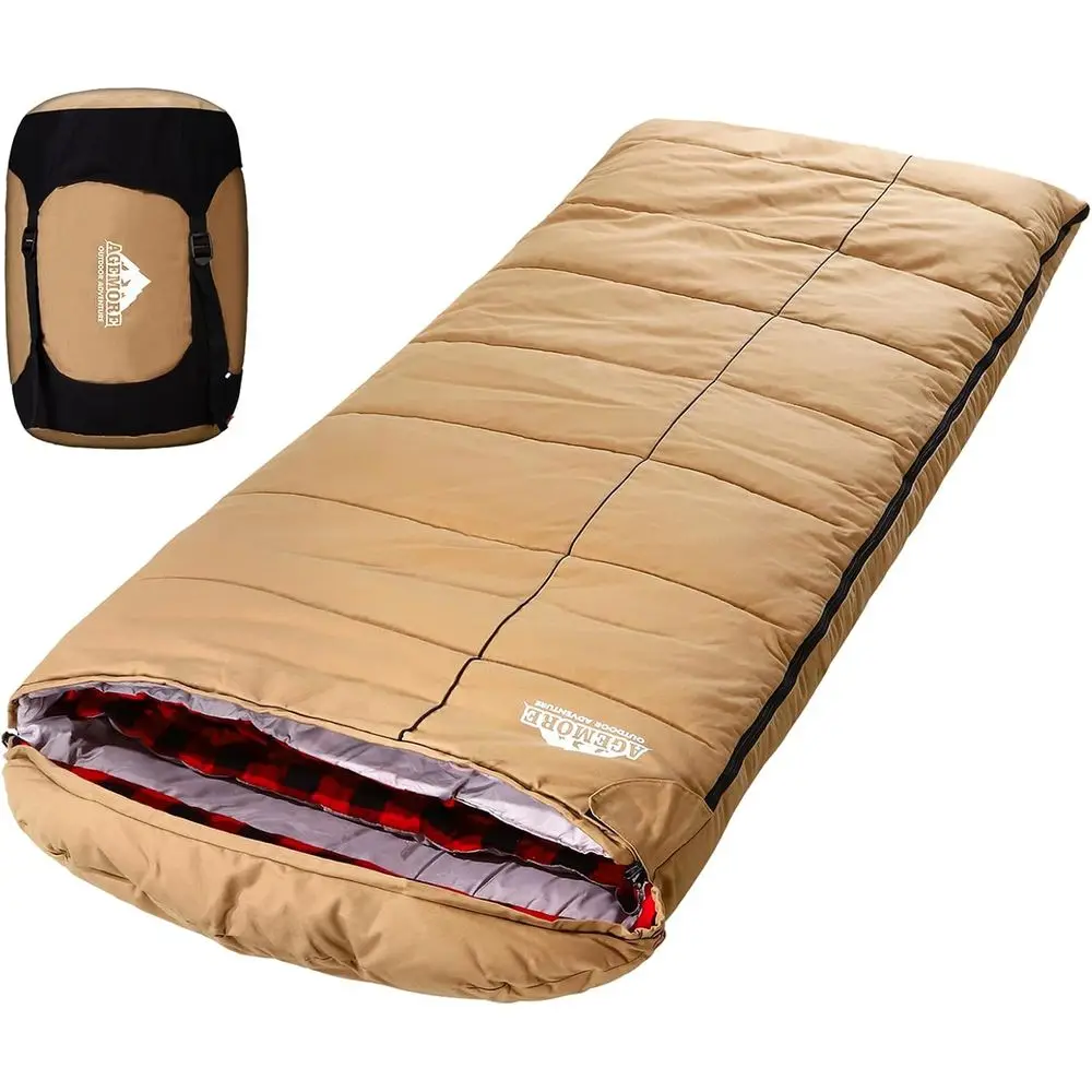 Canvas Sleng Bag for Adults - Ideal for Winter Camping, Travel, and Outdoor Activities with Removable Cotton Flannel Liner
Canvas Sleng Bag for Adults - Ideal for Winter Camping, Travel, and Outdoor Activities with Removable Cotton Flannel Liner