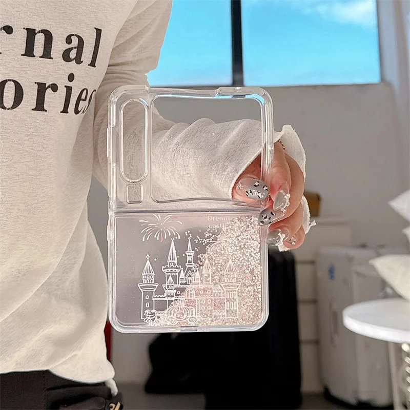 Dynamic Glitter Liquid Quicksand Clear Case For Huawei Pura X PX Flip Case Castle Cute pattern for P60 P70 Mate 70 60 50 40 pro
Dynamic Glitter Liquid Quicksand Clear Case For Huawei Pura X PX Flip Case Castle Cute pattern for P60 P70 Mate 70 60 50 40 pro