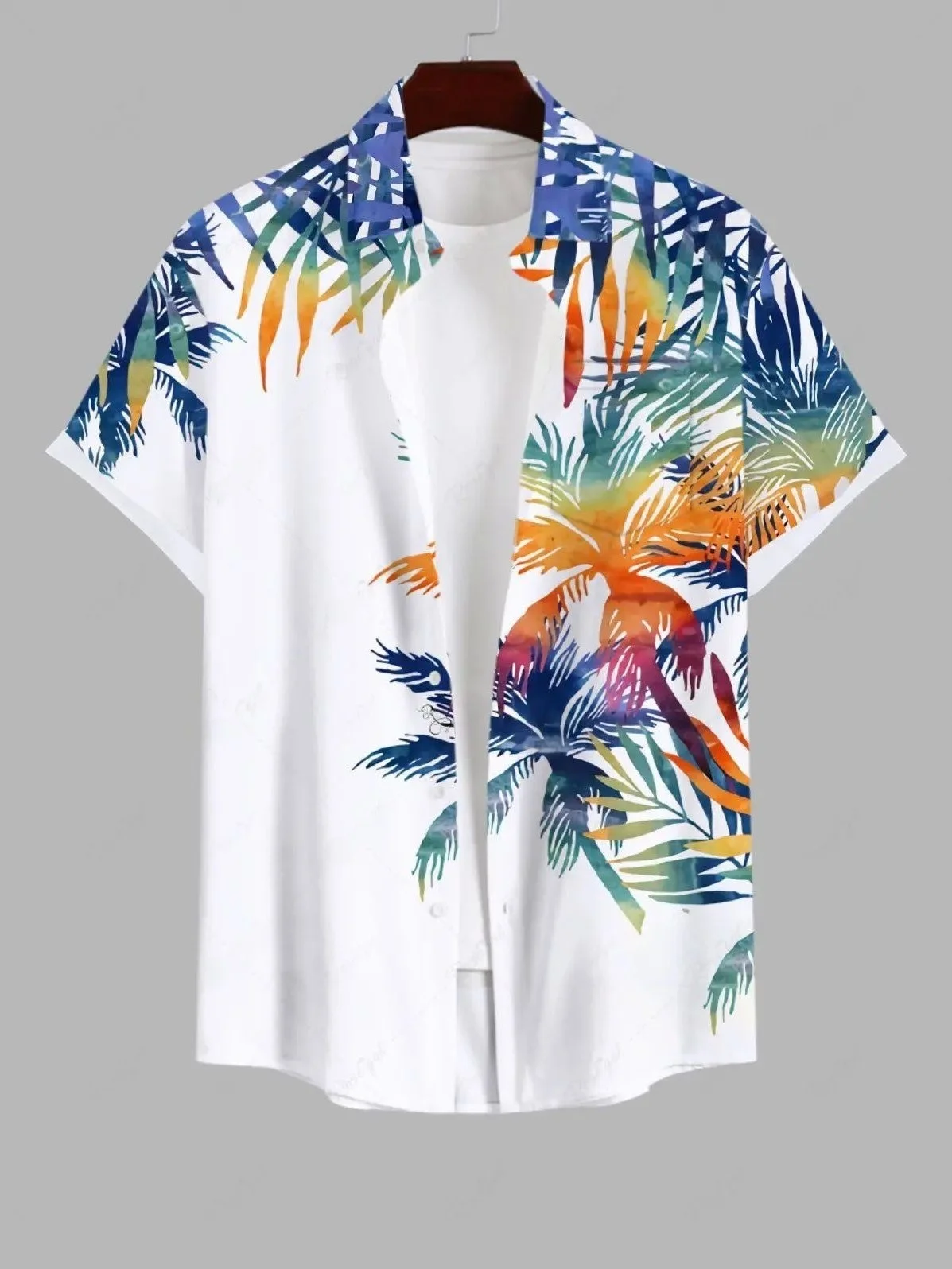 Loose Fit Sports Printed Short Sleeve Men's Shirt Breathable Polyester Urban Fashion Casual Shirt for Daily Wear Summer
Loose Fit Sports Printed Short Sleeve Men's Shirt Breathable Polyester Urban Fashion Casual Shirt for Daily Wear Summer