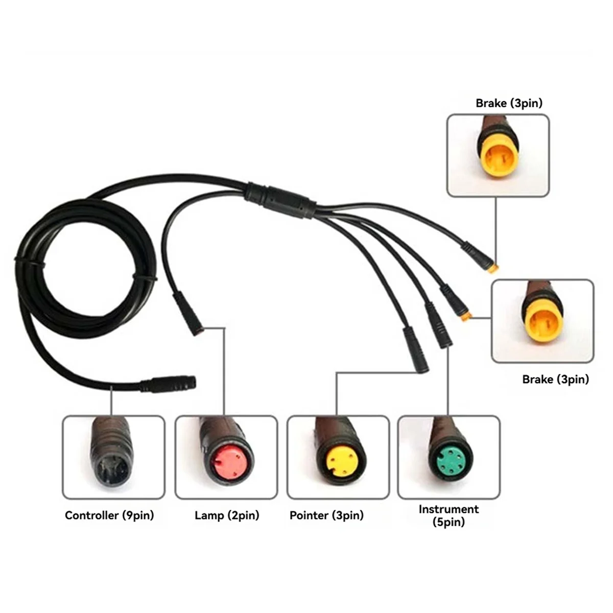 N17R Three Mode Ebike Controller 17A 24V/36V/48V with S866 LCD Color Display Waterproof Connector 350W Motor Conversion Parts
N17R Three Mode Ebike Controller 17A 24V/36V/48V with S866 LCD Color Display Waterproof Connector 350W Motor Conversion Parts