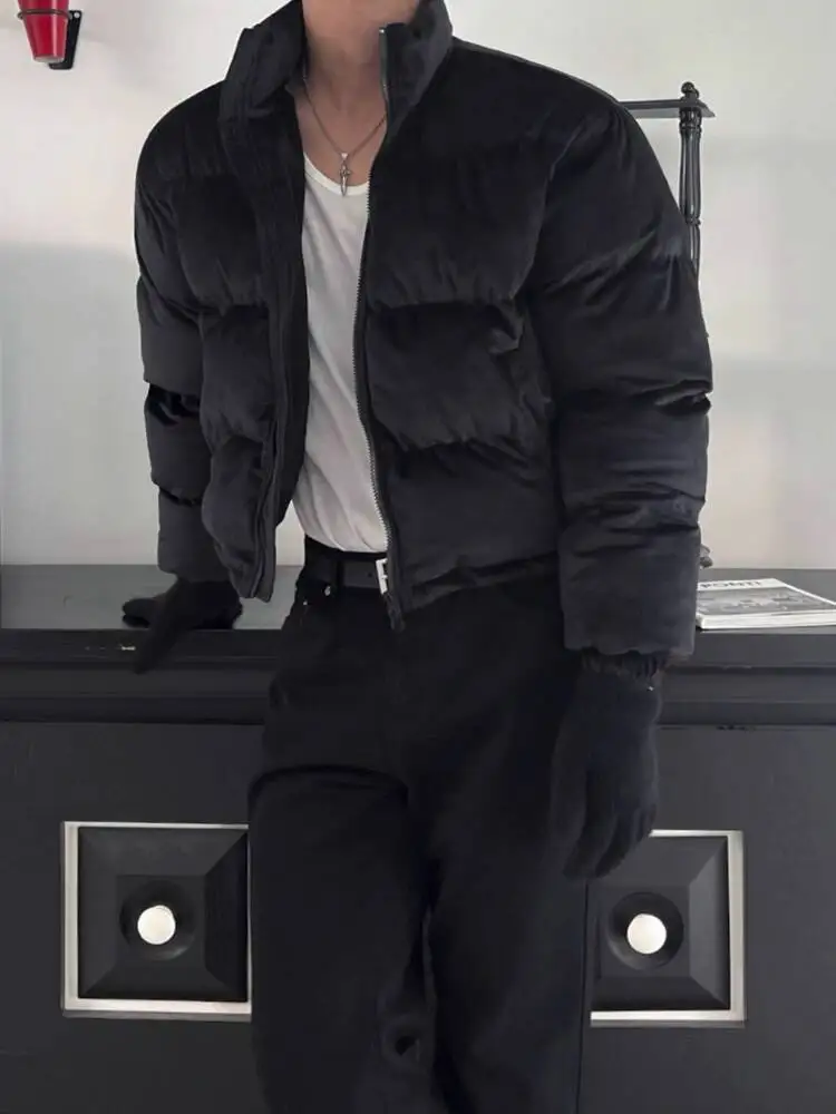 SYUHGFA New Men's Thicken Padded Jackets Simple Stand Collar Solid Color All-match Clothing Zipper Loose Male Coats 2025 Winter
SYUHGFA New Men's Thicken Padded Jackets Simple Stand Collar Solid Color All-match Clothing Zipper Loose Male Coats 2025 Winter