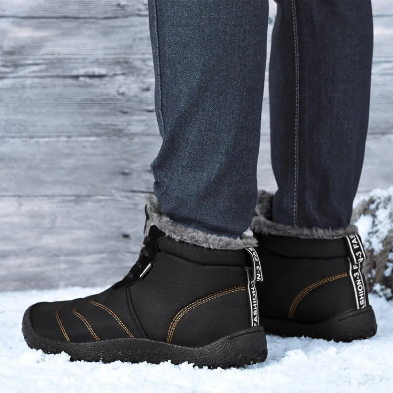 Male Winter Shoes Ankle Slip-On Flat Booties Men's Snow Boots Water Proof Black Sale Fleece Casual Brands Work Fashion Luxury
Male Winter Shoes Ankle Slip-On Flat Booties Men's Snow Boots Water Proof Black Sale Fleece Casual Brands Work Fashion Luxury