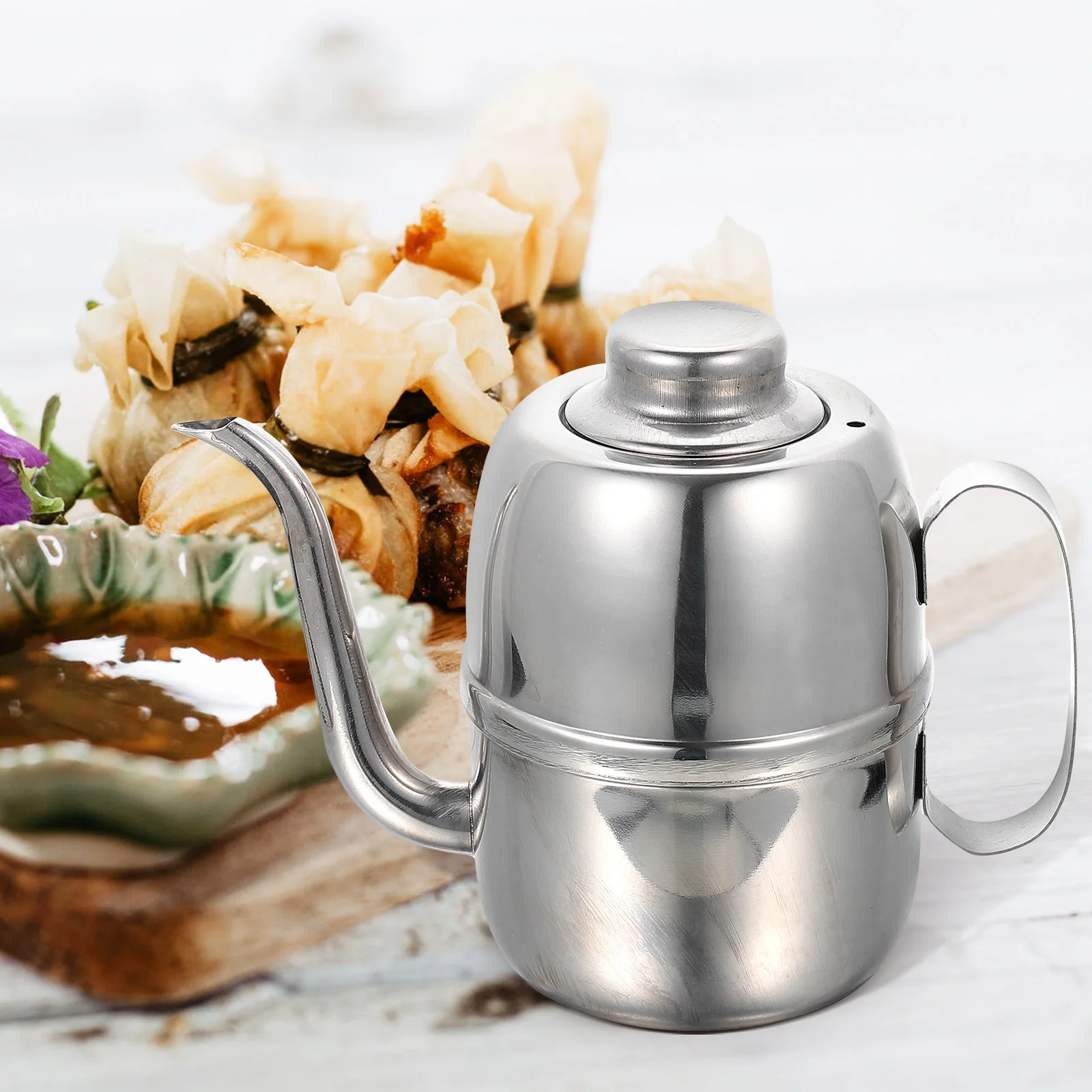 Water Bottle Stainless Steel Oil Pot Baby Olive Vinegar Squeeze Kitchen Dispenser
Water Bottle Stainless Steel Oil Pot Baby Olive Vinegar Squeeze Kitchen Dispenser