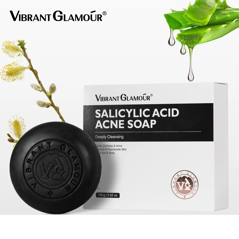 Salicylic acid cleaning hand soap oil control acne soap Deeply clean pores disinfect Skin care 100g
Salicylic acid cleaning hand soap oil control acne soap Deeply clean pores disinfect Skin care 100g