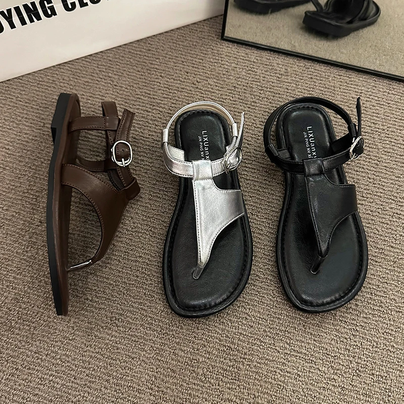 2024 Summer Rome Women Sandals Fashion Elegant Clip Toe Narrow Band Shoes Outdoor Female Casual Gladiator Flats Ladies Sandalias
2024 Summer Rome Women Sandals Fashion Elegant Clip Toe Narrow Band Shoes Outdoor Female Casual Gladiator Flats Ladies Sandalias