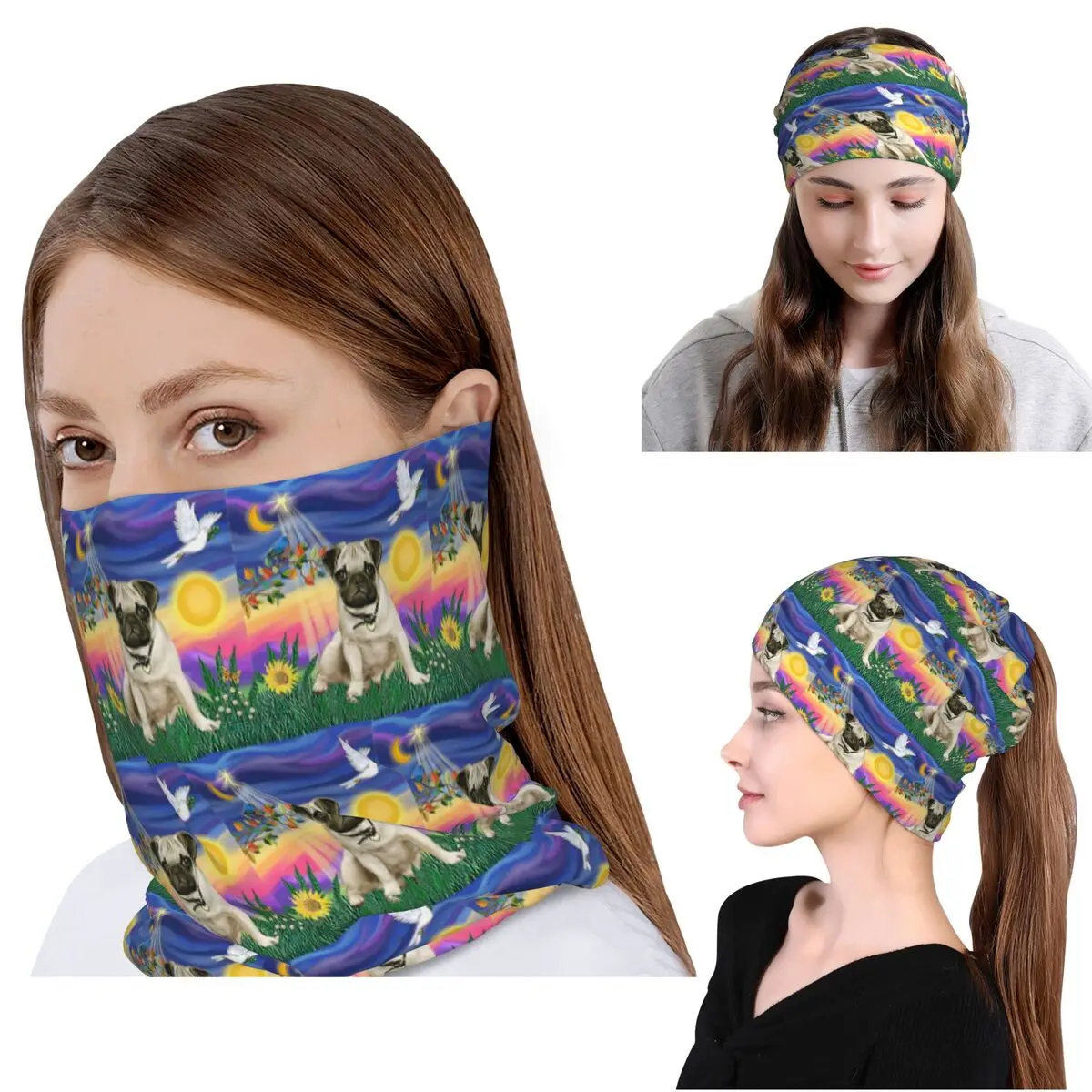Twilight With A Pug Bandana Neck Gaiter Face Scarf Multifunction Headwear Beanies Hat for Men Women Adult Winter
Twilight With A Pug Bandana Neck Gaiter Face Scarf Multifunction Headwear Beanies Hat for Men Women Adult Winter