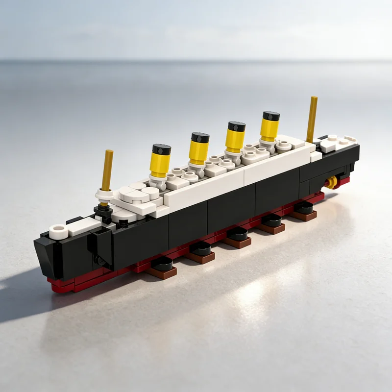 168pcs MOC RMS Titanic Boat Model Building Blocks Construction DIY Creative Toys Education Brick Christmas Gifts Idea Birthday
168pcs MOC RMS Titanic Boat Model Building Blocks Construction DIY Creative Toys Education Brick Christmas Gifts Idea Birthday