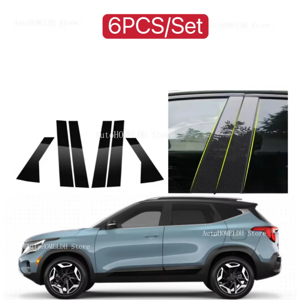 6pcs Glossy Black Car Door Pillar Posts Decal Window Sticker Trim Cover Decoration Fit For KIA Seltos 2020 2021 2022 2023
6pcs Glossy Black Car Door Pillar Posts Decal Window Sticker Trim Cover Decoration Fit For KIA Seltos 2020 2021 2022 2023