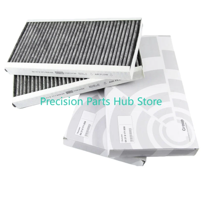 OEM 64319171858 2 шт. воздушный фильтр салона для BMW E60 E63 525i 530d 530i 540i 545i 630i
OEM 64319171858 2 шт. воздушный фильтр салона для BMW E60 E63 525i 530d 530i 540i 545i 630i