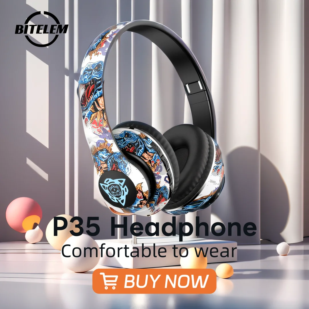 P35 New Fashion Headphone Oringnal Hifi Stereo Sound Bluetooth Headsrt Over-ear Noise Reduction Earphone For Music And Gaming
P35 New Fashion Headphone Oringnal Hifi Stereo Sound Bluetooth Headsrt Over-ear Noise Reduction Earphone For Music And Gaming