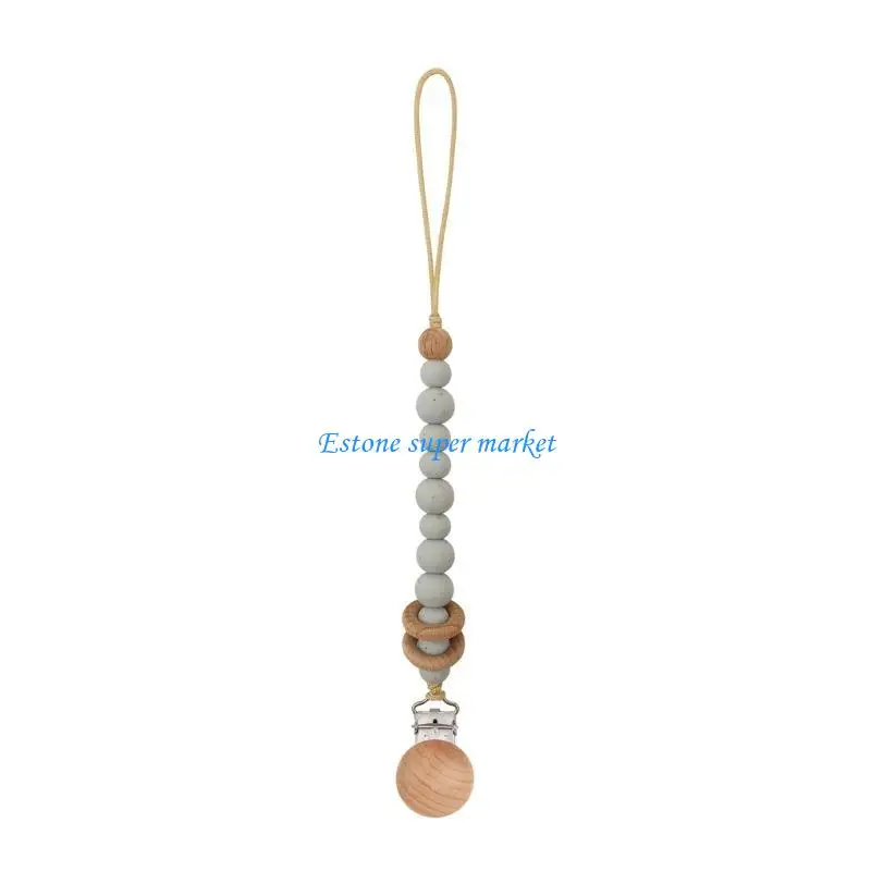 090B Wooden Pacifier Chain Clips Dummy Clip Baby Nipple Holder Anti-lost
090B Wooden Pacifier Chain Clips Dummy Clip Baby Nipple Holder Anti-lost