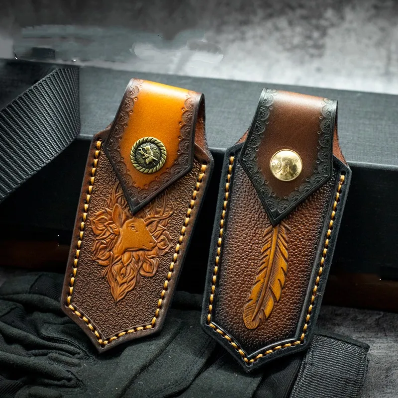 Outdoor Carry Portable Fold Tool Flashlight Belt Loop Case Holder Genuine Leather K Sheath Pocket Hunt Camp Protective Cover
Outdoor Carry Portable Fold Tool Flashlight Belt Loop Case Holder Genuine Leather K Sheath Pocket Hunt Camp Protective Cover