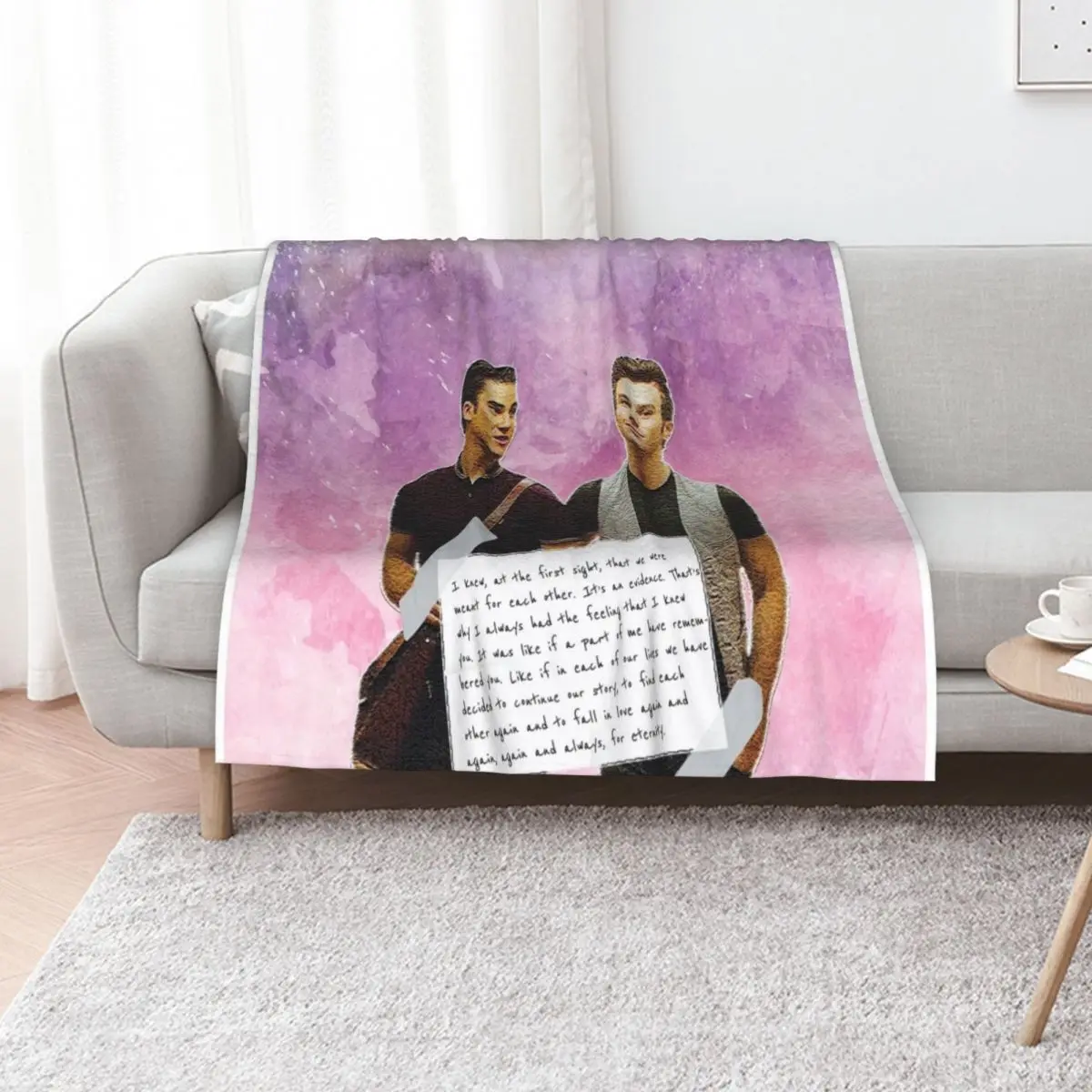 Glee Klaine Watercolour Throw Blanket Decorative Sofas warm for winter Decorative Sofa Baby Blankets
Glee Klaine Watercolour Throw Blanket Decorative Sofas warm for winter Decorative Sofa Baby Blankets