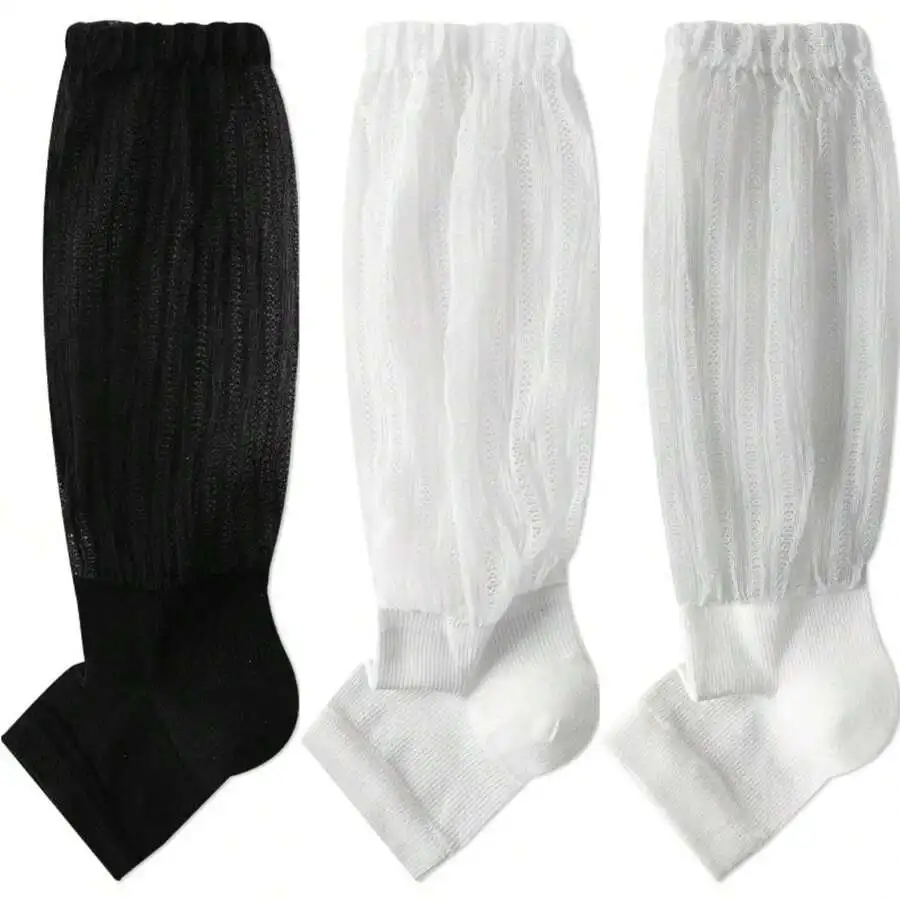 3 Pairs Ballet Style Sheer Mesh Ankle Leg Warmers Breathable Lace Trim Mid-Calf For Women
3 Pairs Ballet Style Sheer Mesh Ankle Leg Warmers Breathable Lace Trim Mid-Calf For Women