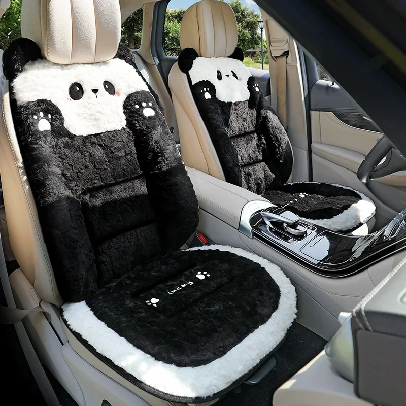 Adorable Panda Plush Car Seat Cover, Soft Warm, Comfortable and Breathable, Anti Slip Base, Perfect Winter Gift, Fits Most Cars
Adorable Panda Plush Car Seat Cover, Soft Warm, Comfortable and Breathable, Anti Slip Base, Perfect Winter Gift, Fits Most Cars
