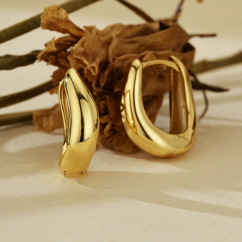 Женские серьги из стерлингового серебра 925 пробы с цирконом из 18-каратного золота, модные ювелирные изделия неправильной формы, аксессуары для вечеринок
Женские серьги из стерлингового серебра 925 пробы с цирконом из 18-каратного золота, модные ювелирные изделия неправильной формы, аксессуары для вечеринок