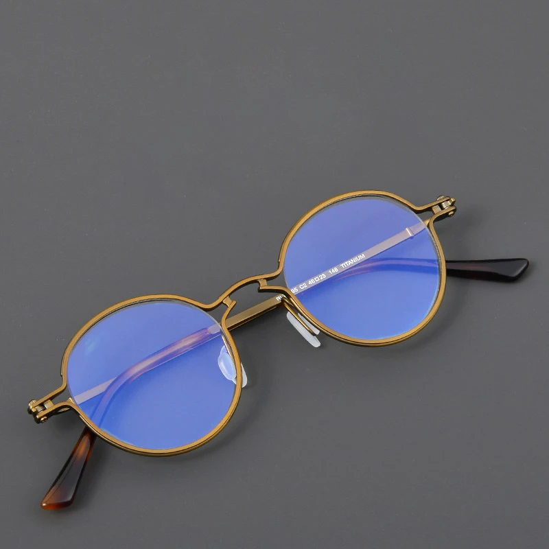 Popular Fashion Colorful Design Round Titanium Glasses Frame Men Women optical Myopia Presbyopia prescription Retro eyewear
Popular Fashion Colorful Design Round Titanium Glasses Frame Men Women optical Myopia Presbyopia prescription Retro eyewear